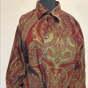 Paisley Patterned Men's Shirt
